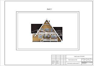 Ортогональная проекция фасад 7-1